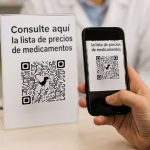 Código QR en farmacias