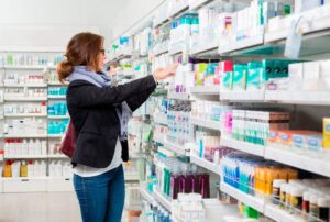 medicamentos gondola supermercado