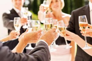 champagne brindis