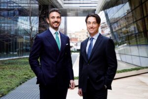 Sergio Marullo di Condojanni y jacopo andreose de angelini pharma