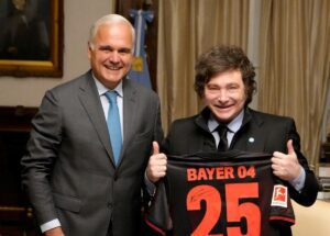 milei y bayer ceo